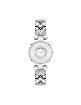 Crystal Accented V-Link Watch - Anne Klein