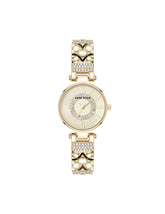 Crystal Accented V-Link Watch - Anne Klein