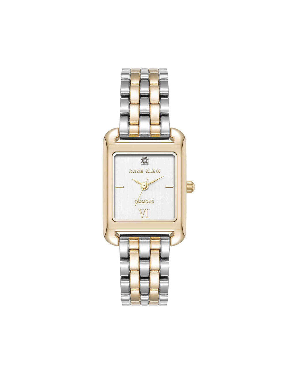 Legacy Diamond Dial Watch - Anne Klein Silver-Tone/Gold-Tone