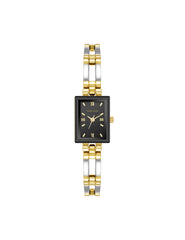 Rectangular Case Bangle Watch - Anne Klein Black/Two-Tone