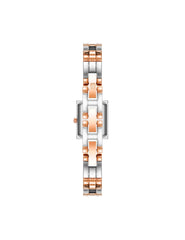 Rectangular Case Bangle Watch - Anne Klein Silver/Rose-Tone