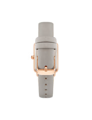 Rectangular Strap Watch - Anne Klein Rose-Tone/Taupe