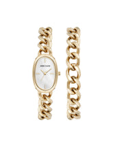 Chain Watch and Bracelet Set - Anne Klein
