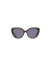 Cat-Eye Marbleized Sunglasses - Anne Klein OLIVE MARBLE