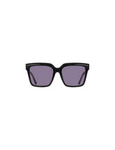 Square Acetate Sunglasses - Anne Klein BLACK