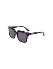 Square Acetate Sunglasses - Anne Klein BLACK