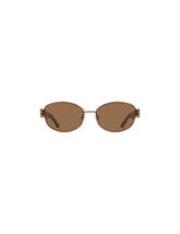 Oval Metal Frame Sunglasses - Anne Klein MOCHA