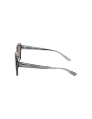 Oversized Square Frame Gradient Lens Sunglasses - Anne Klein BLUE GRADIENT