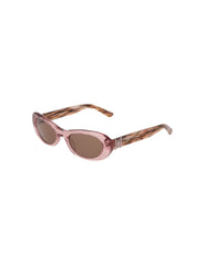 Modern Oval Frame Sunglasses - Anne Klein BERRY