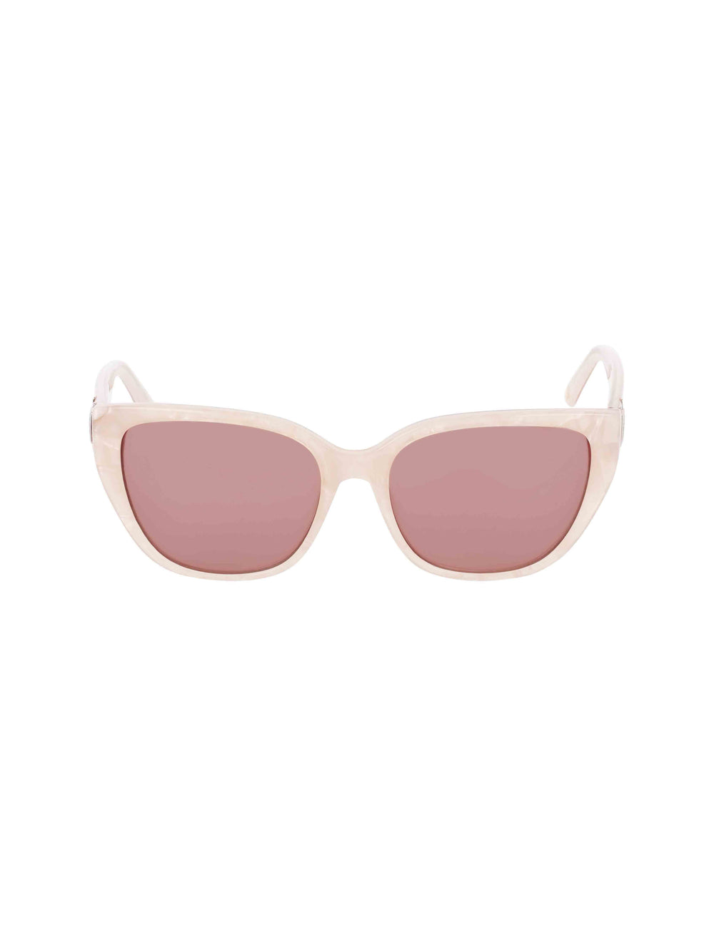 Uplifting Marbleized Sunglasses - Anne Klein Dusty Pink Pearl