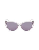 Uplifting Marbleized Sunglasses - Anne Klein Grey Crystal