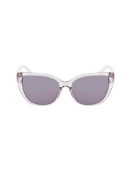 Uplifting Marbleized Sunglasses - Anne Klein Grey Crystal