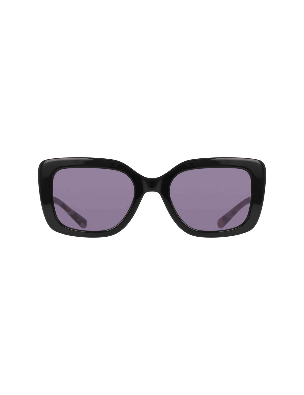 Trendy Oversized Square Sunglasses - Anne Klein Black