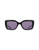 Trendy Oversized Square Sunglasses - Anne Klein Black