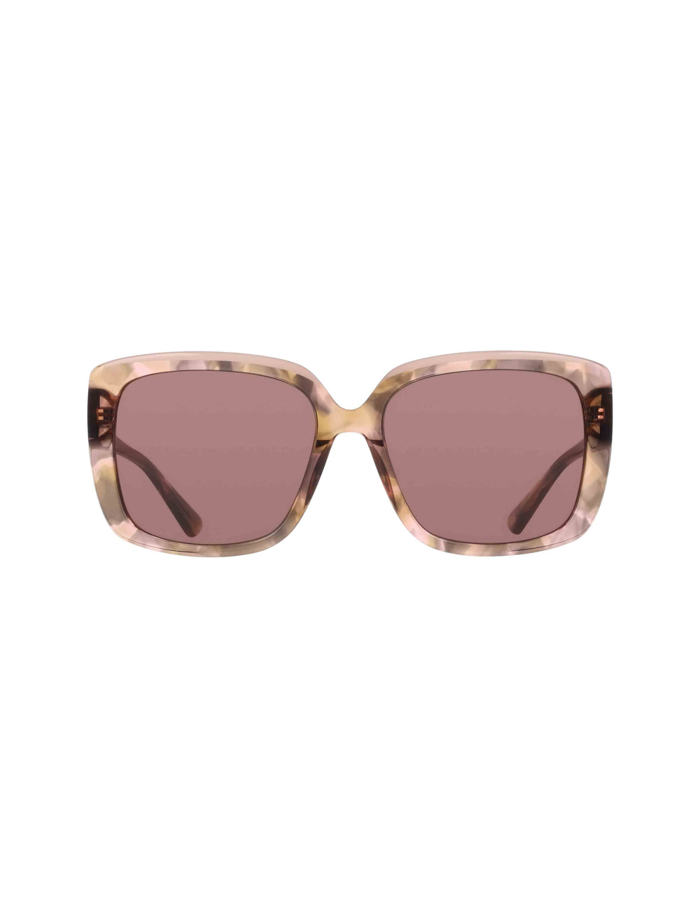 Oversized Square Tortoise Sunglasses - Anne Klein Rose