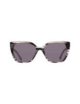 Cat-Eye Horn Colored Sunglasses - Anne Klein Grey