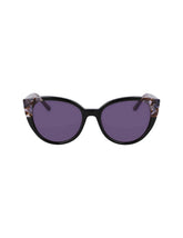 Uplifting Rounded Cat-eye Sunglasses - Anne Klein BLACK