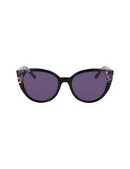 Uplifting Rounded Cat-eye Sunglasses - Anne Klein BLACK
