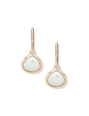 Faux Pearl Drop Earrings in Gold Tone - Anne Klein