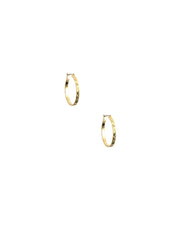 Small Gold-Tone Hoop Earrings - Anne Klein