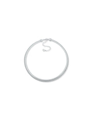 Omega Chain Collar Necklace in Silver - Anne Klein