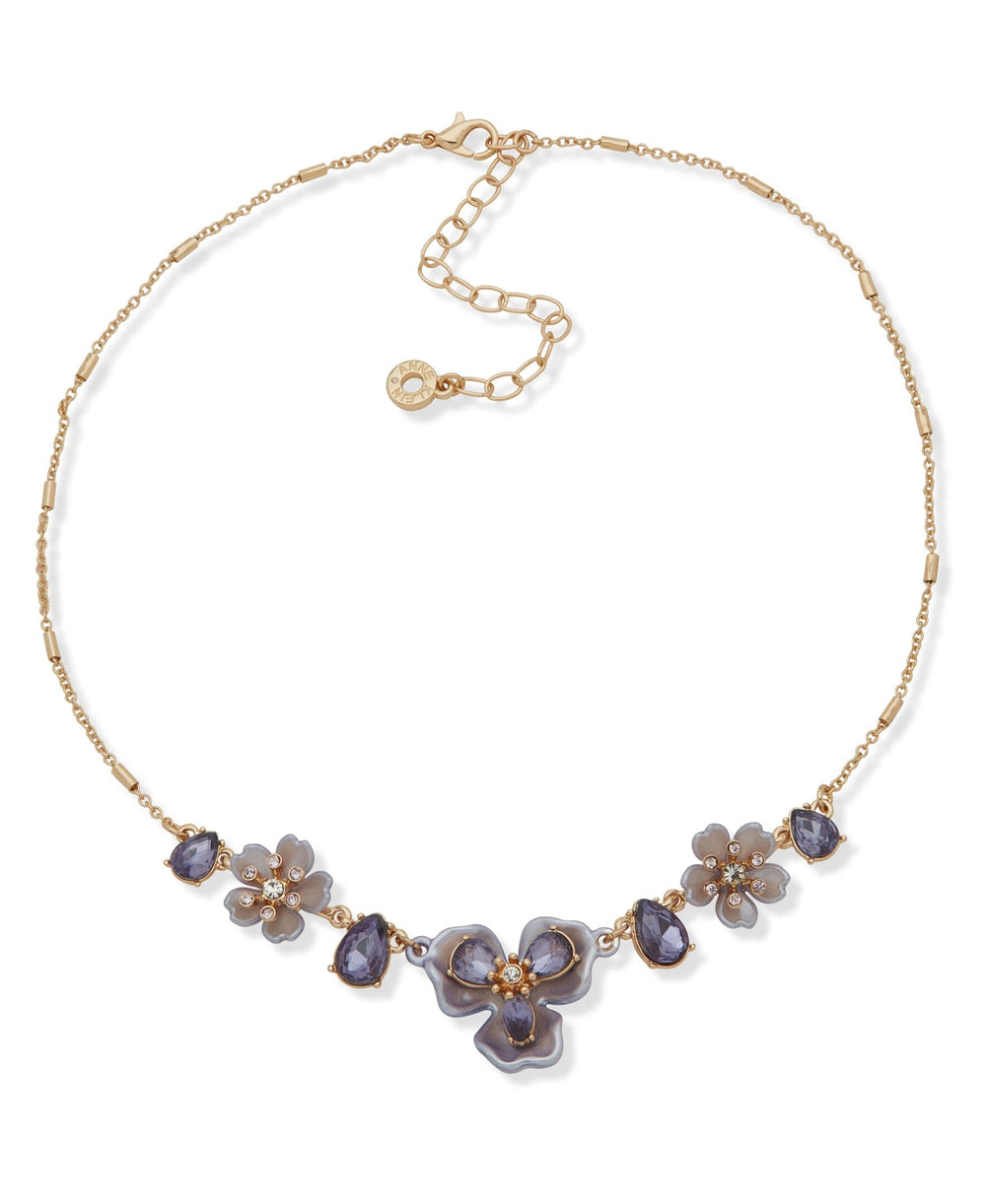 Floral Frontal Necklace - Anne Klein