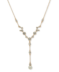16-Inch Stone and Y-Necklace - Anne Klein