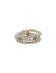 Pearl & Knot Stretch Bracelet Set - Anne Klein