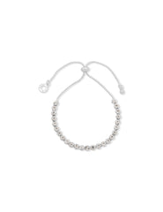 Round Crystal Stone Slider Bracelet - Anne Klein Silver-Tone