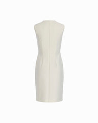 Sleeveless Sheath Dress - Anne Klein CRISP WHITE MULTI