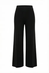 High Rise Pull On Wide Leg Pant - Anne Klein Anne Black