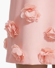 Sleeveless Shift Dress with Rosette - Anne Klein BLOSSOM