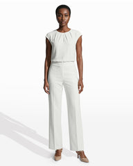 Po Trouser Slash Pocket Grace - Anne Klein White Dove