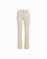 Leo Straight-Leg Pants in WHITE DOVE - Anne Klein WHITE DOVE