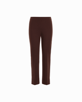 Pull-On Straight Ankle Pant - Anne Klein DARK CHOCOLATE