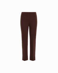 Pull-On Straight Ankle Pant - Anne Klein DARK CHOCOLATE