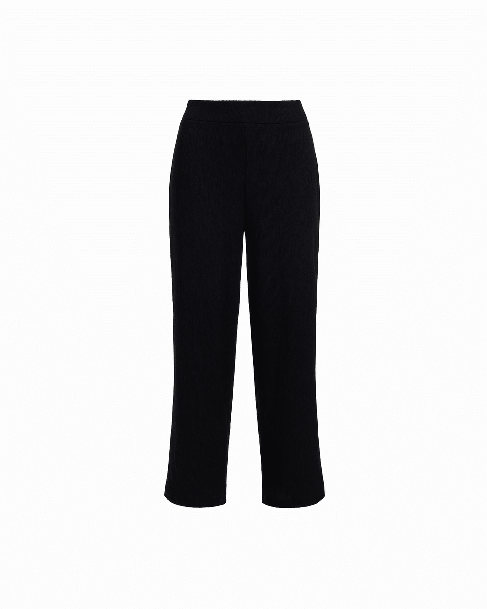 Wide Leg Crop Pull-On Pants in ANNE BLACK - Anne Klein ANNE BLACK