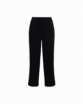 Wide Leg Crop Pull-On Pants in ANNE BLACK - Anne Klein ANNE BLACK