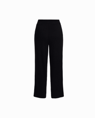 Wide Leg Crop Pull-On Pants in ANNE BLACK - Anne Klein ANNE BLACK