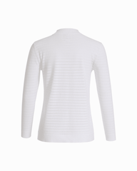 Sheer Stripe Petite Cardigan - Anne Klein CRISP WHITE