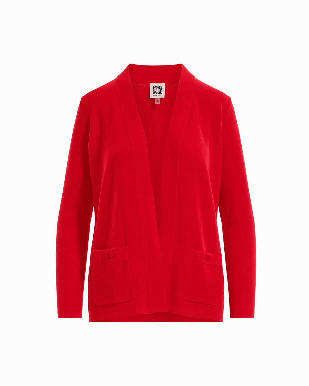 Kissing Front Malibu Cardigan - Anne Klein BEGONIA RED