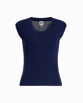 Petite V-Neck Knit Tank Top - Anne Klein DISTANT MOUNTAIN