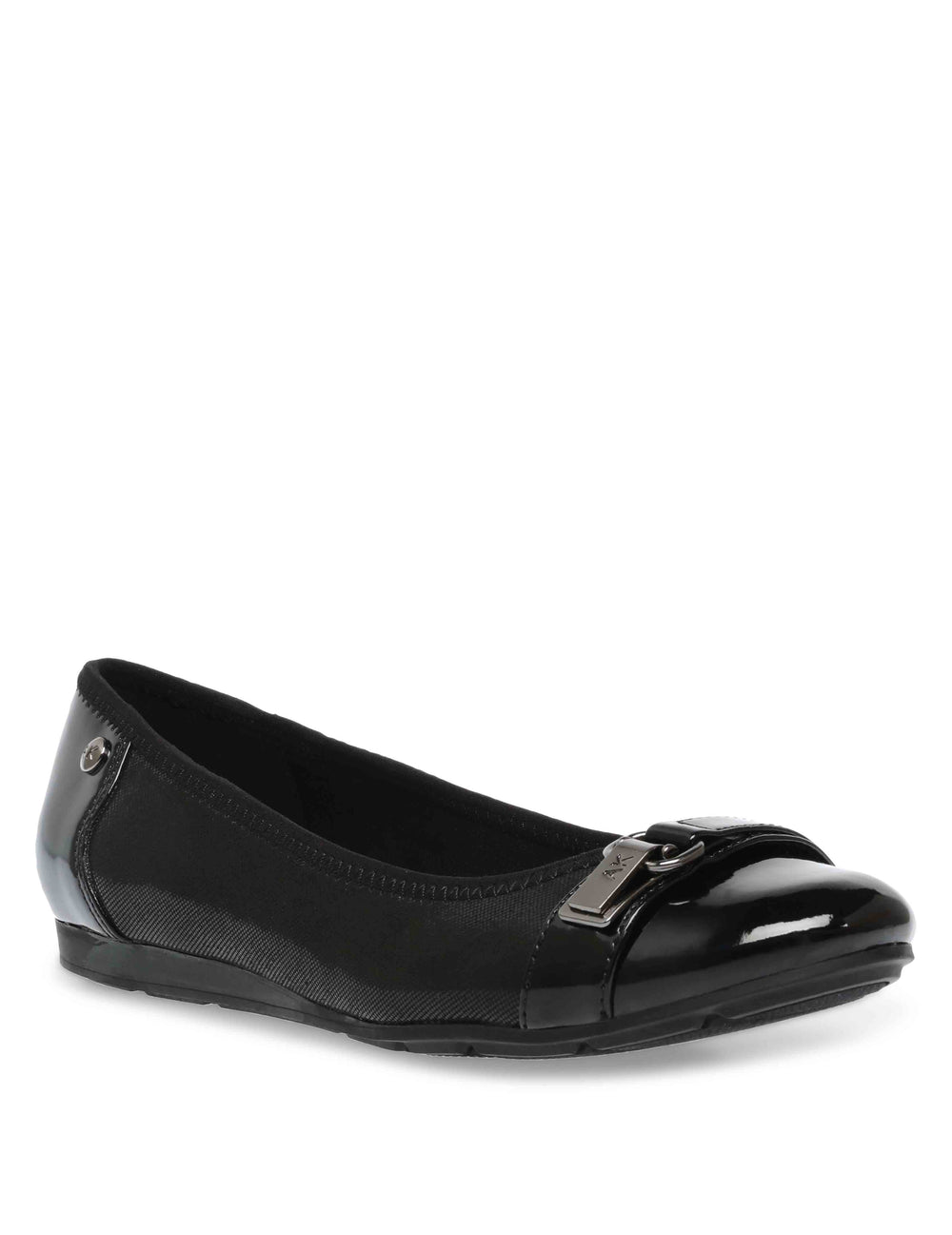 Anne Klein Able Flat - Anne Klein Black Fabric