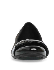 Anne Klein Able Flat - Anne Klein Black Fabric