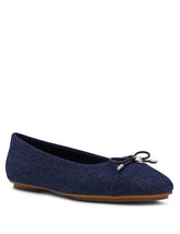 Luci Ballet Flat - Anne Klein Dark Blue Denim