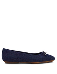 Luci Ballet Flat - Anne Klein Dark Blue Denim
