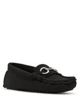 Chrystie Moccasin Loafer with Bit Detail - Anne Klein Black Knit