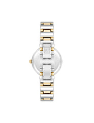 Diamond Accented Bracelet Watch - Anne Klein Black/Two-Tone