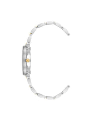 Diamond Accented Bracelet Watch - Anne Klein Black/Two-Tone