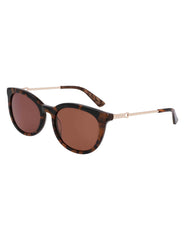 Vintage Rounded Rectangle Sunglasses - Anne Klein MOCHA TORTOISE